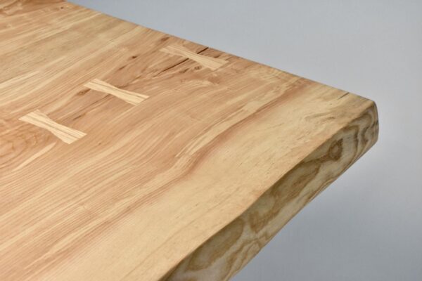 Ten Seater Dining Table In English Oak | Thick Slab Design - Image 5