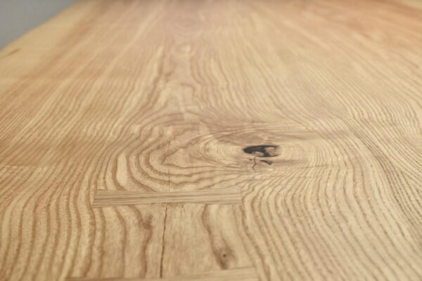 Ten Seater Dining Table In English Oak | Thick Slab Design - Image 3