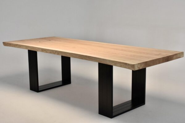 Ten Seater Dining Table In English Oak | Thick Slab Design
